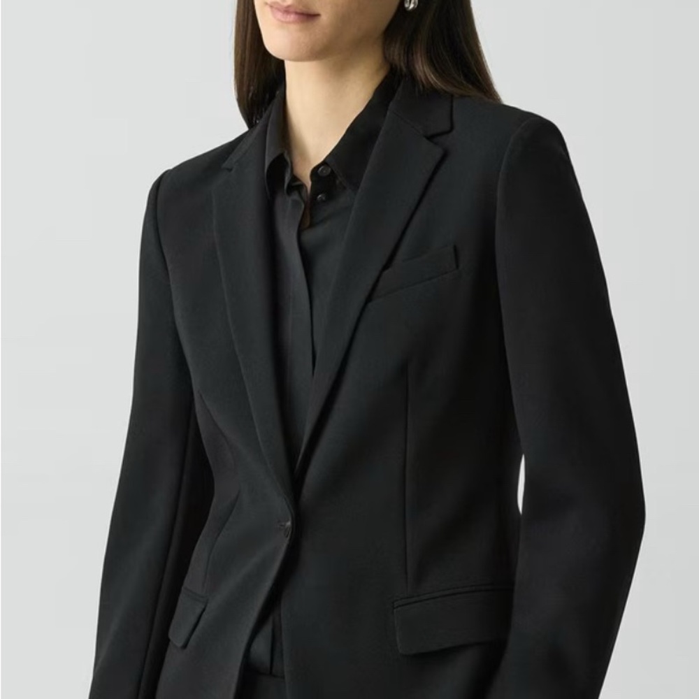 Theory Black Sport Coat Staple Blazer - Picture 3 of 11